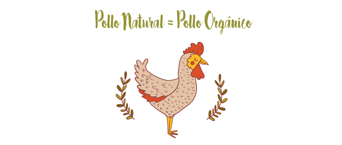 Pollo natural = Pollo orgánico