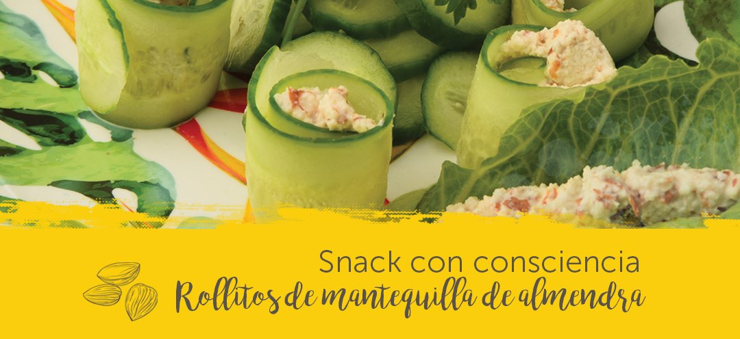 Snack con Consciencia Rollitos de Mantequilla de Almendra